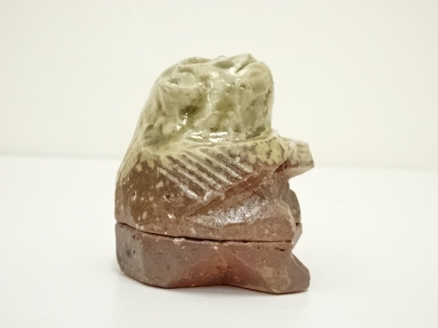  信楽焼　高橋楽斎造　干支申香合